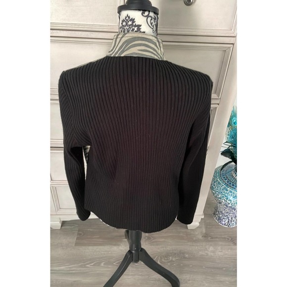 Women’s designer leather zebra print jacket petite XL - Picture 5 of 8